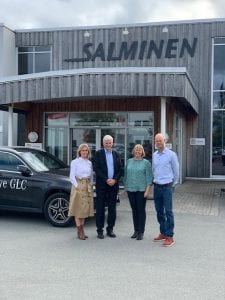 Fra venstre: Hege Salminen, Oddvar Antonsen, Anita Jacobsen, William Salminen